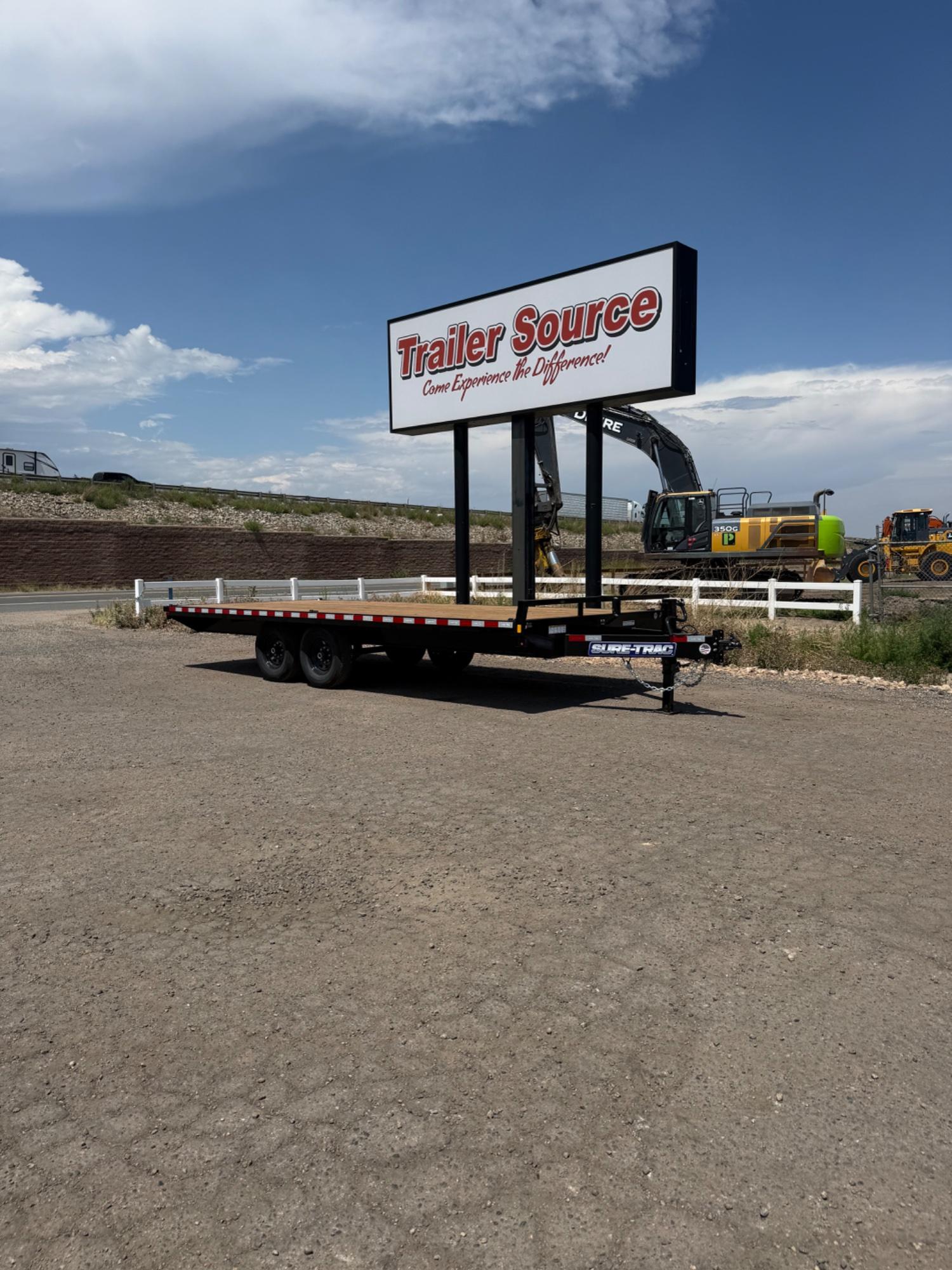2026 Sure-Trac 8.5'x20' DO Flatbed 15K - 9602