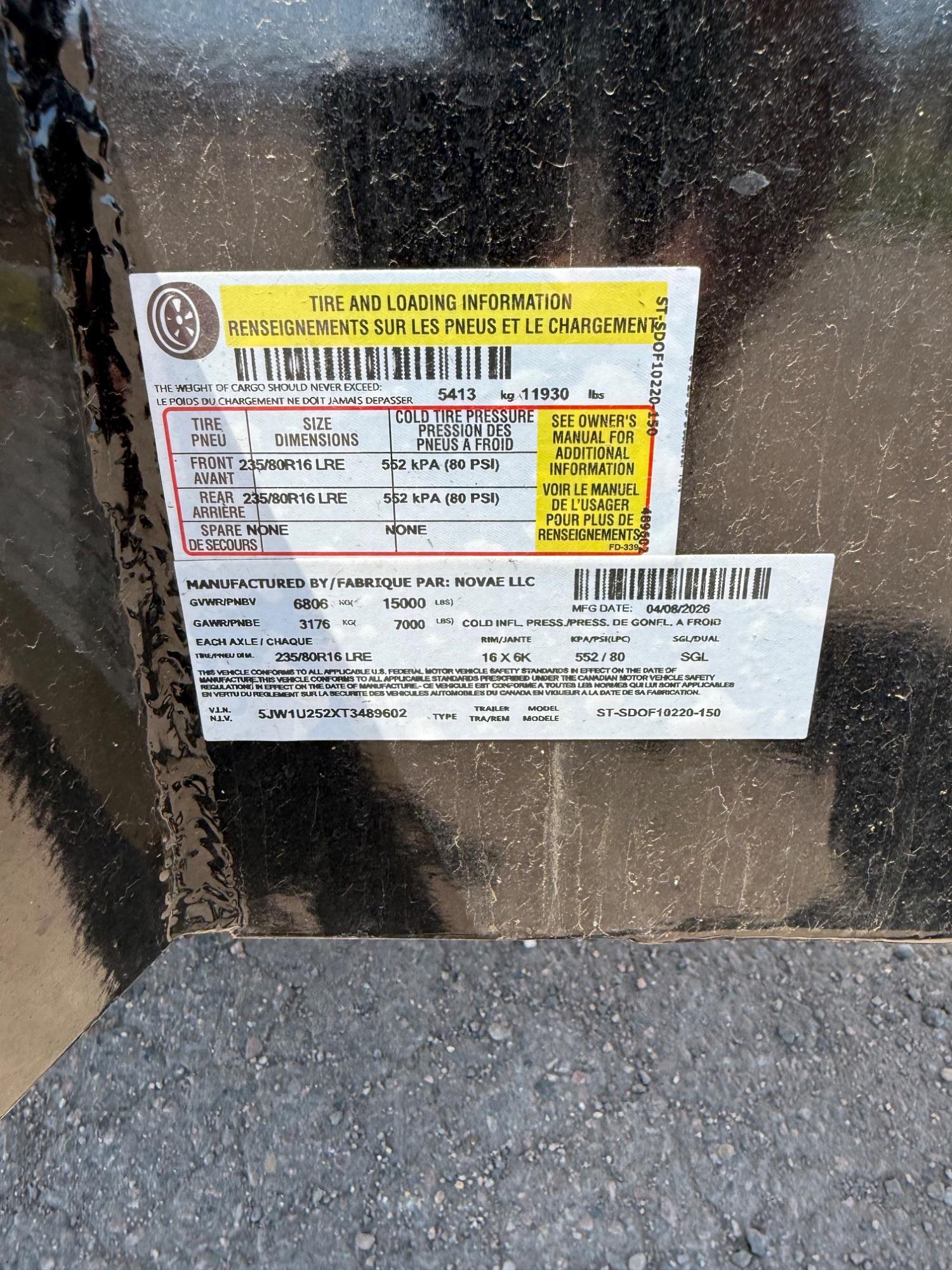 2026 Sure-Trac 2026 Sure-Trac 8.5'x20' DO Flatbed 15K - - thumbnail 8