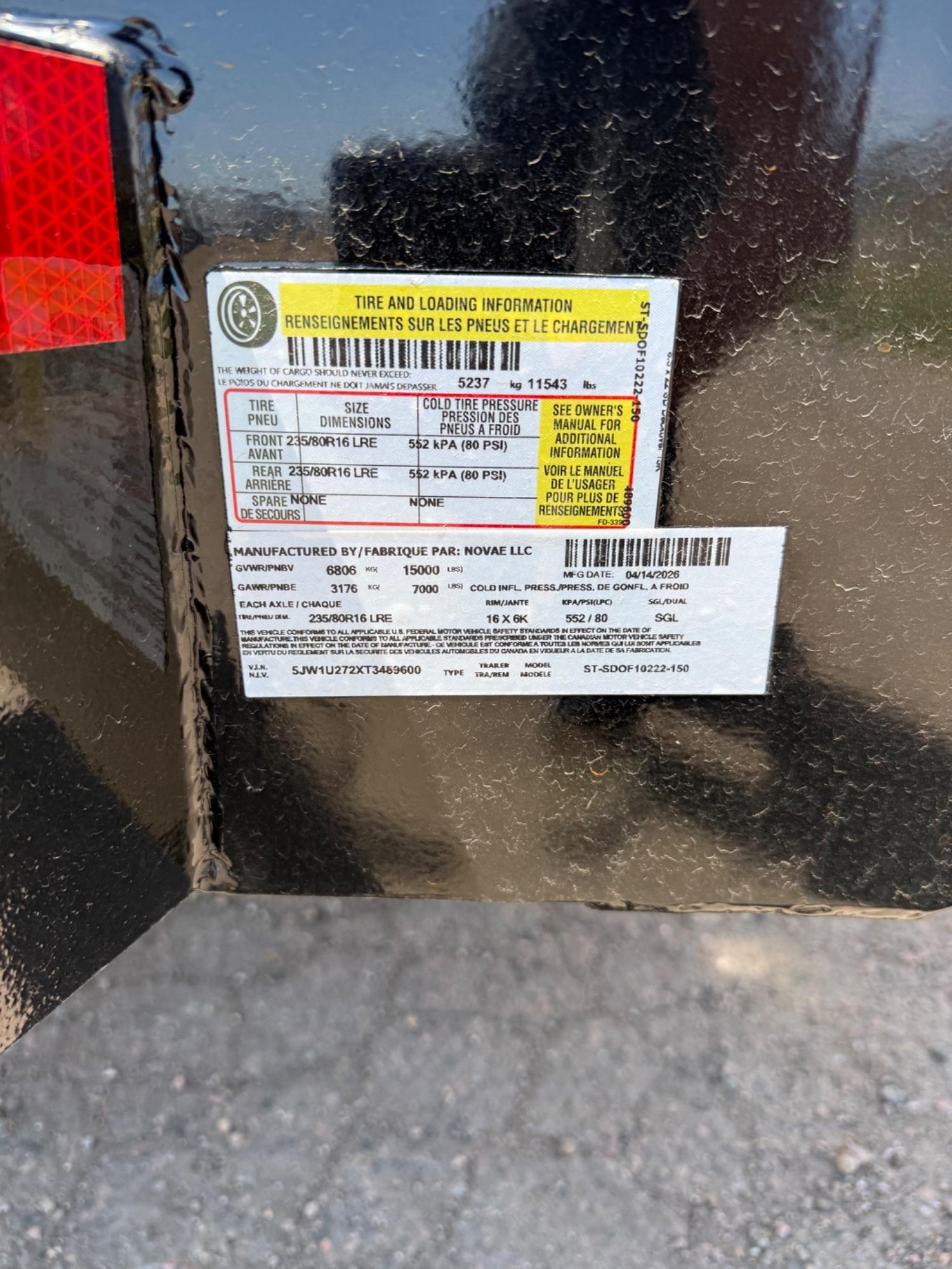 2026 Sure-Trac 2026 Sure-Trac 8.5'x22' DO Flatbed 15K - - thumbnail 8