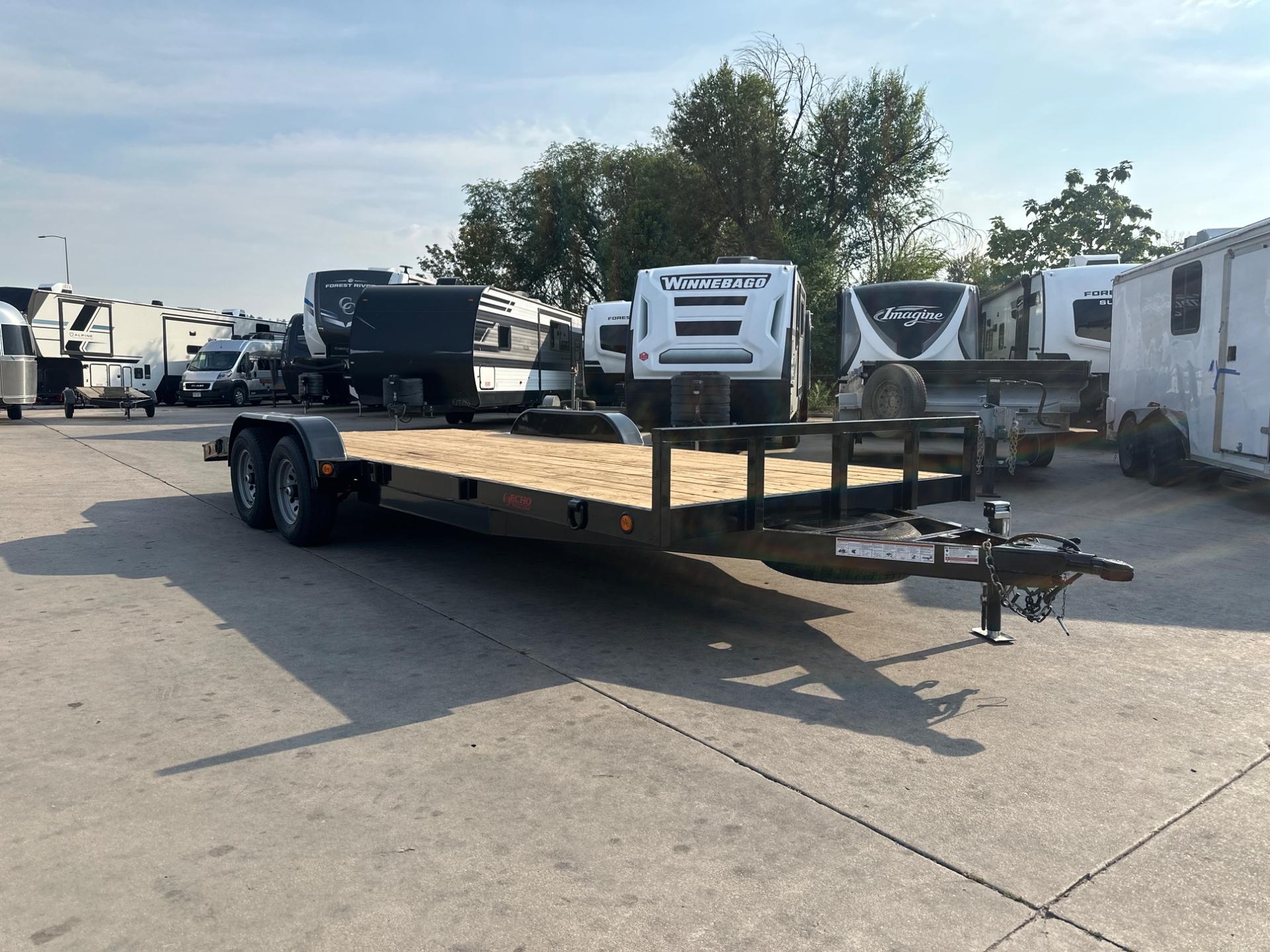 2027 Echo Trailers 7'x20' Car Hauler 10K - ECH-20-15T - 2733