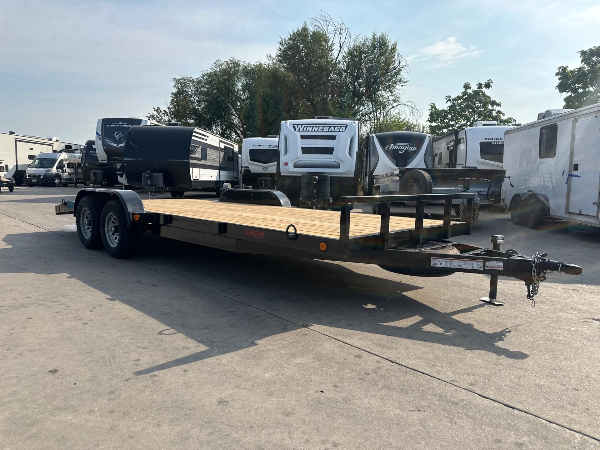 2027 Echo Trailers 7'x20' Car Hauler 10K - ECH-20-15T - 2734