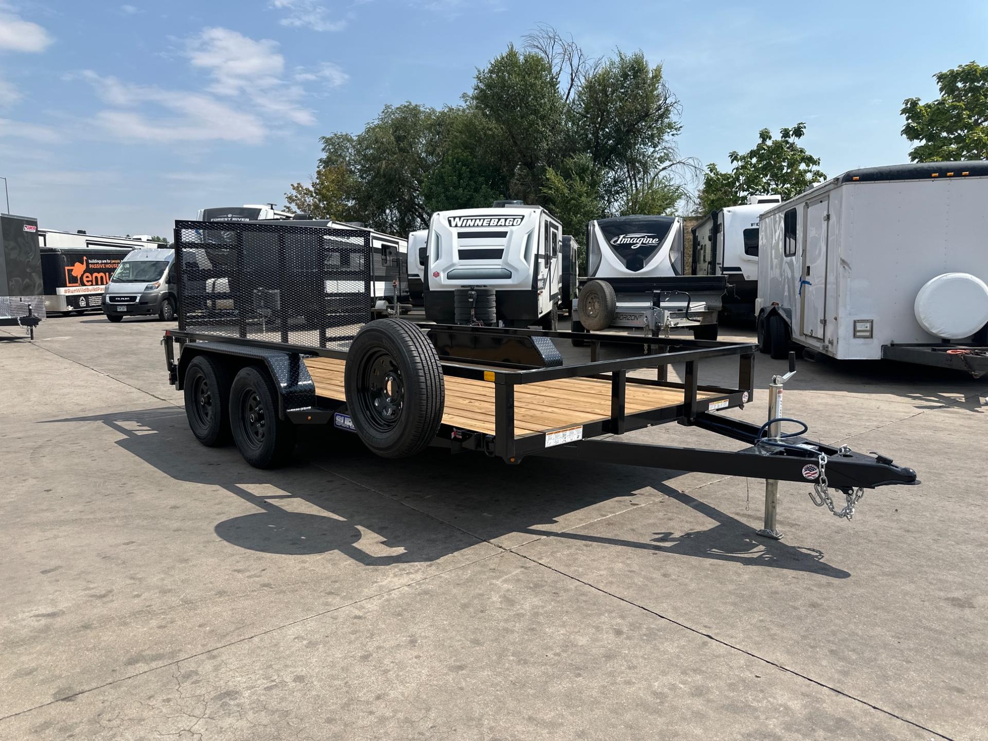 2026 Sure-Trac 7'x14' TA Tube Top Utility - 1577