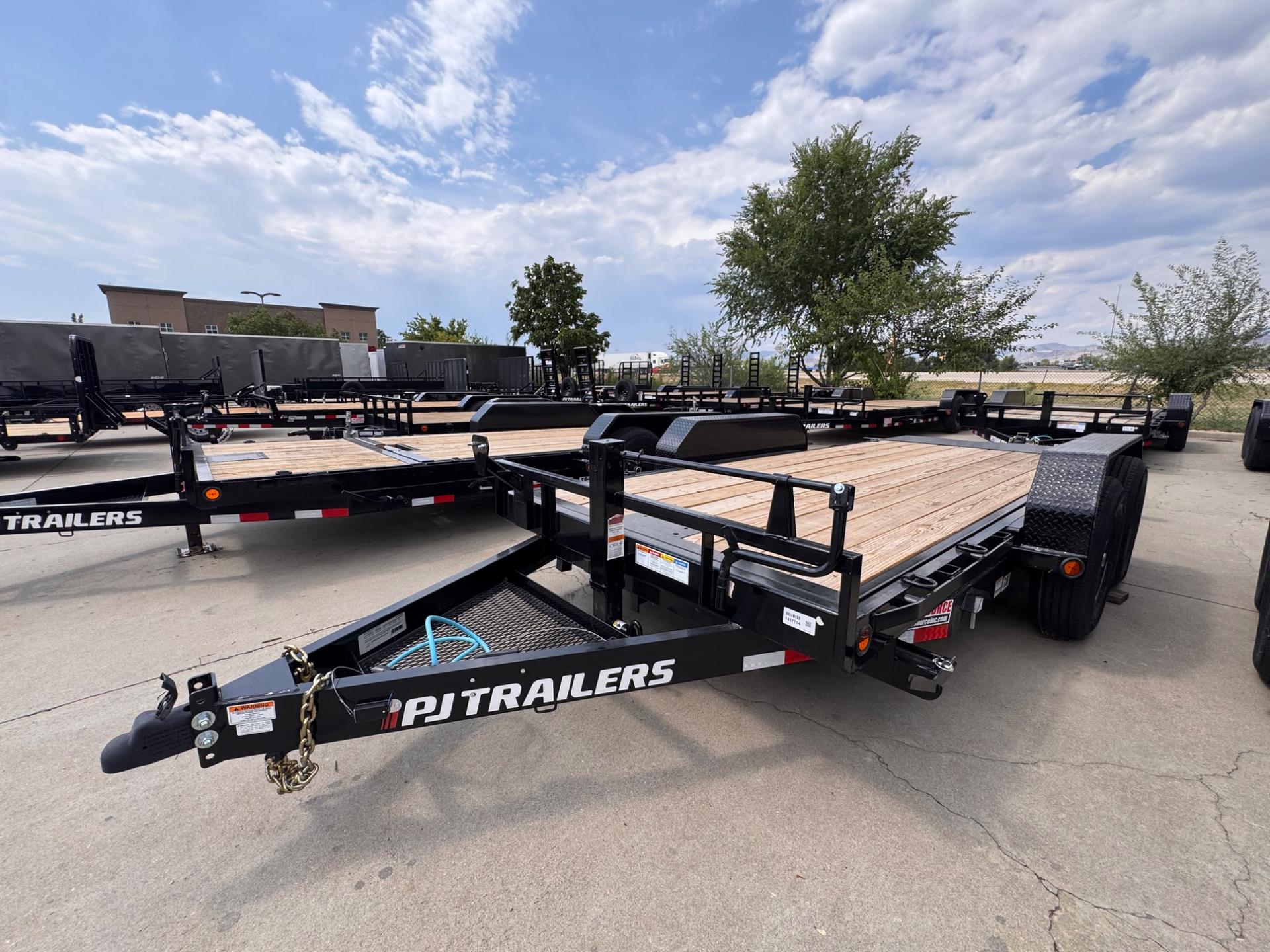 2027 PJ Trailers 2027 PJ Trailers 7'x16' Channel Equipment Tilt - - thumbnail 2