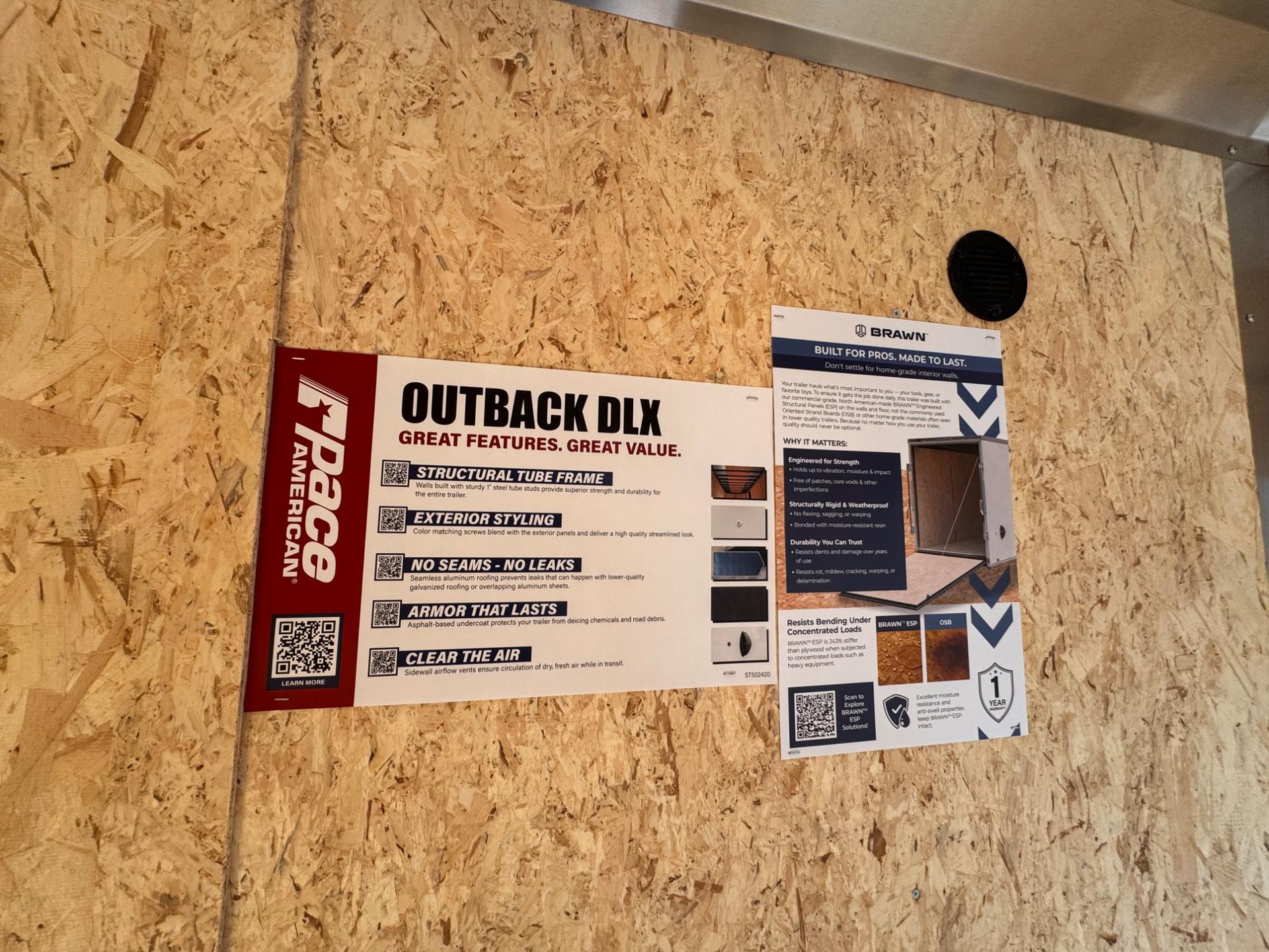 2026 Pace American 2026 Pace American Outback DLX 7'x14' - thumbnail 10