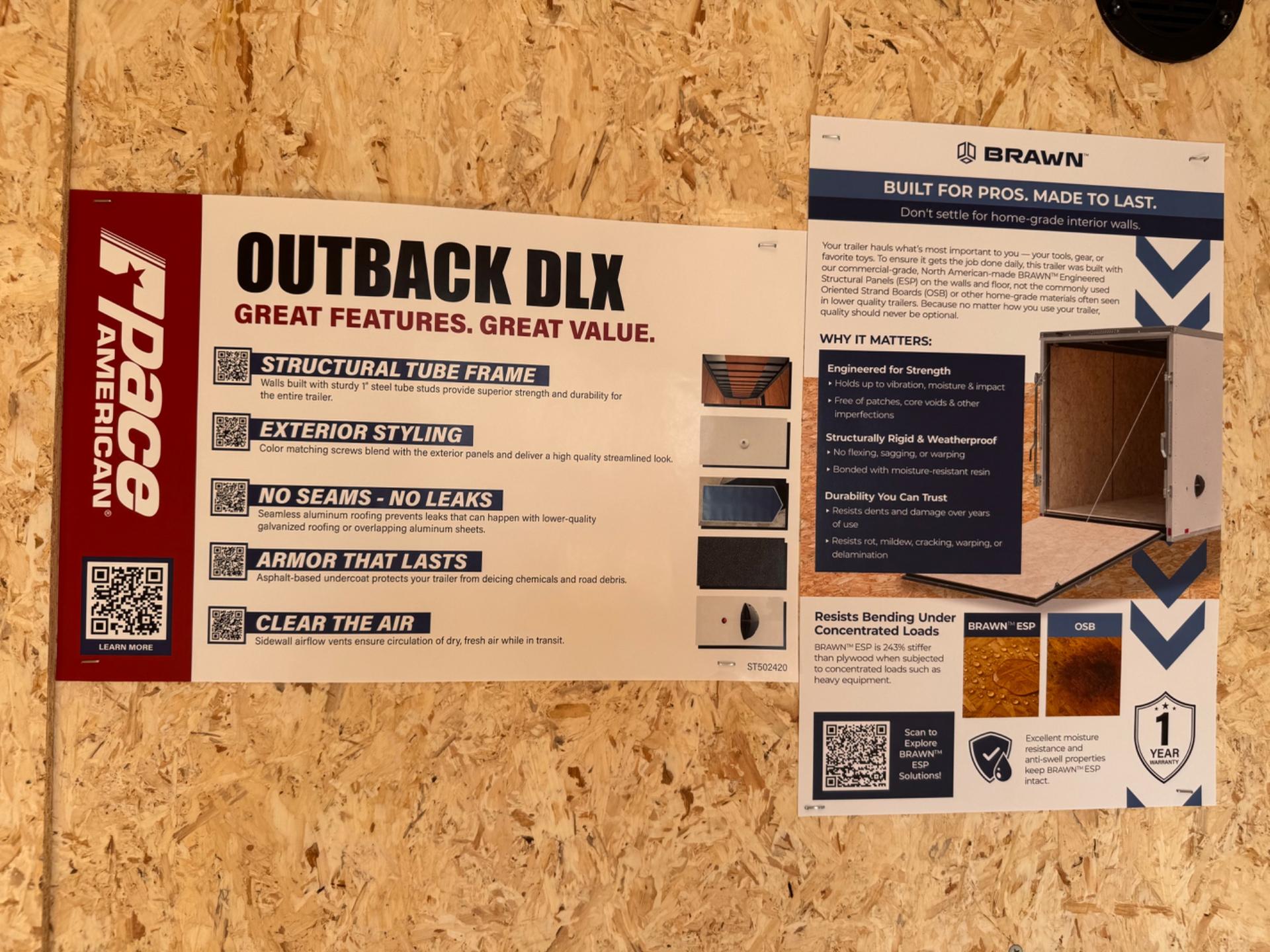 2026 Pace American 2026 Pace American Outback DLX 7'x14' - thumbnail 10