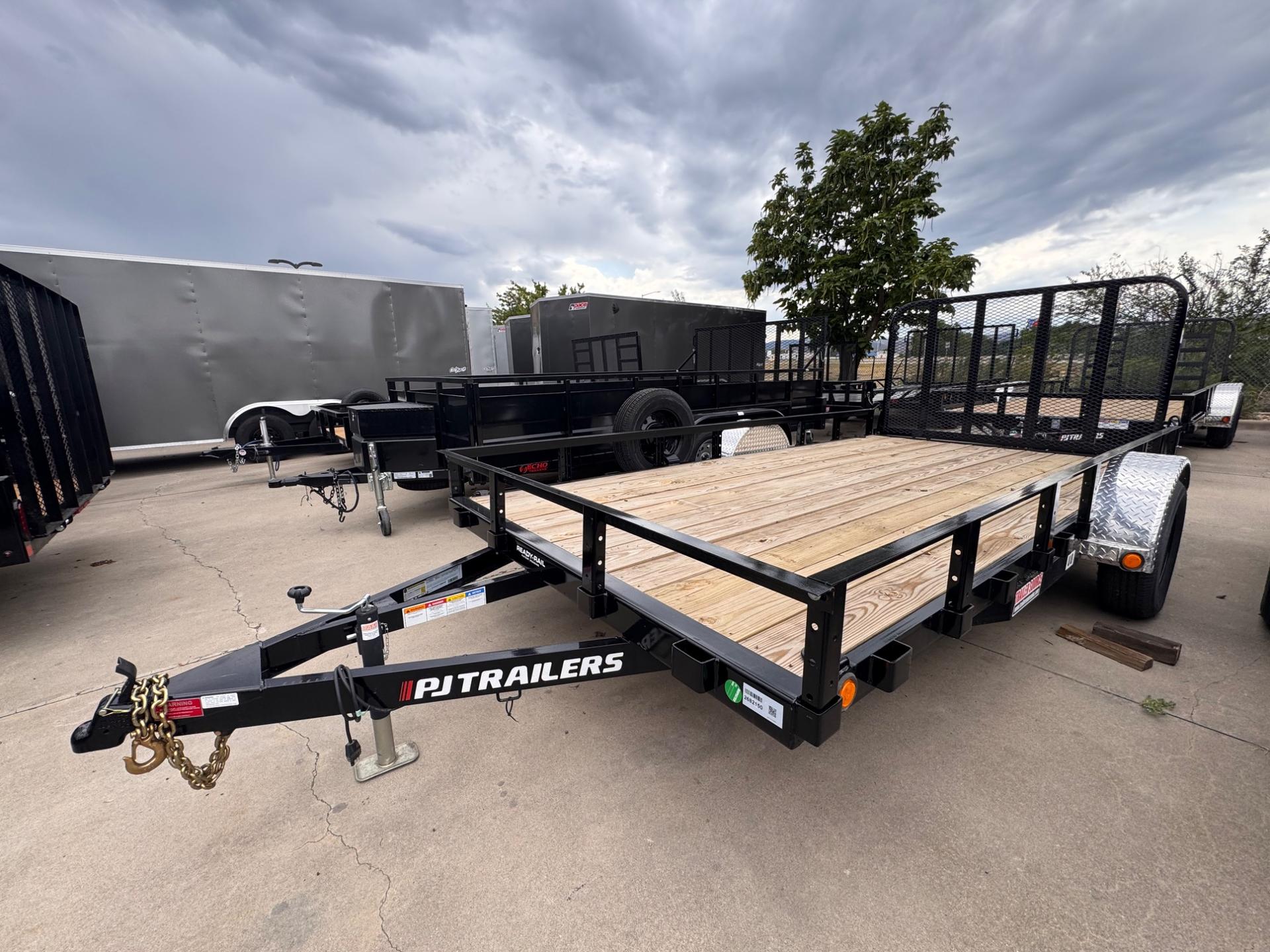 2026 PJ Trailers 2026 PJ Trailers 7'x14' SA Channel Utility - - thumbnail 2
