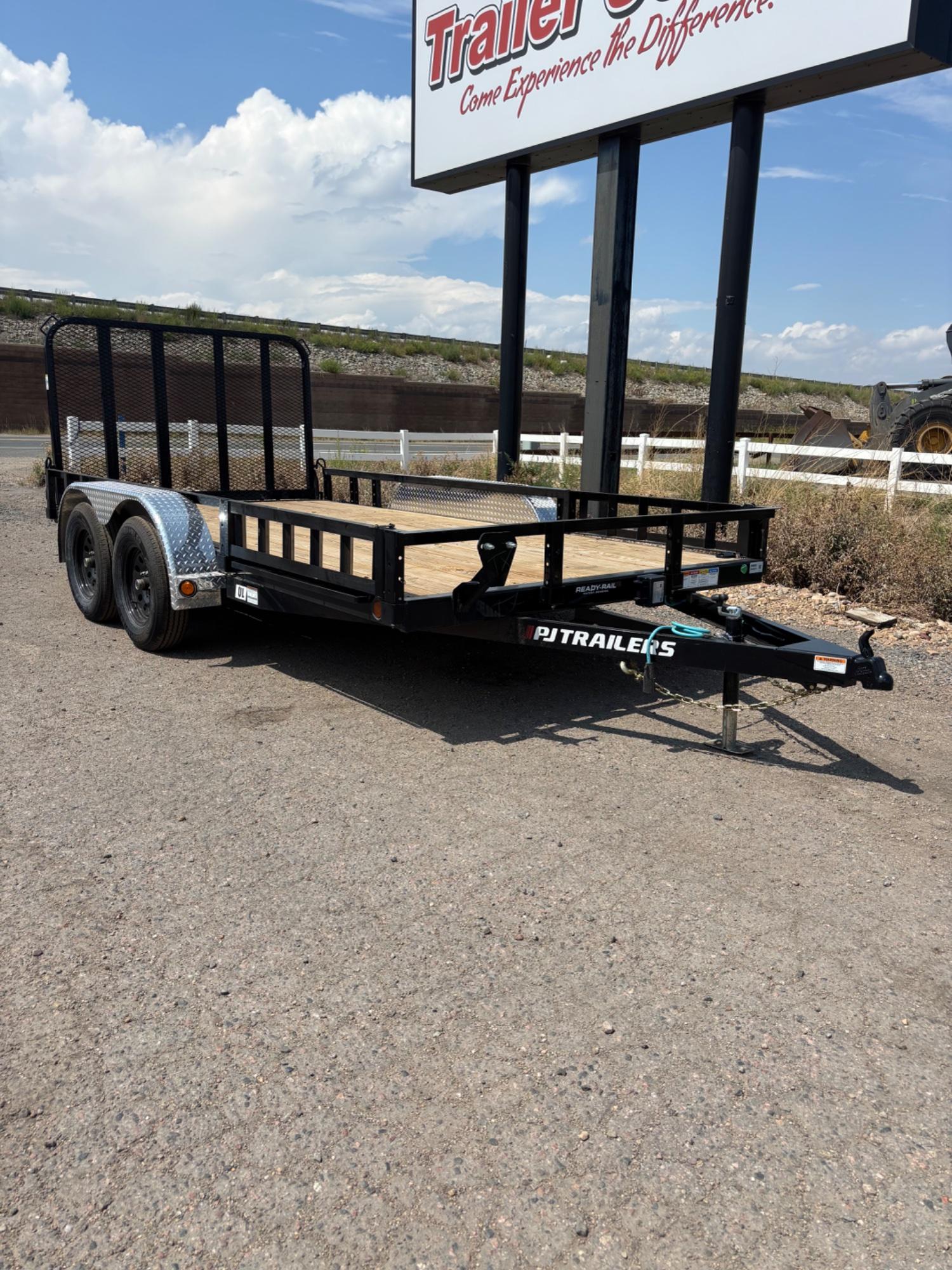 2027 PJ Trailers 7'x14' TA Channel Utility - UL142 - 8213