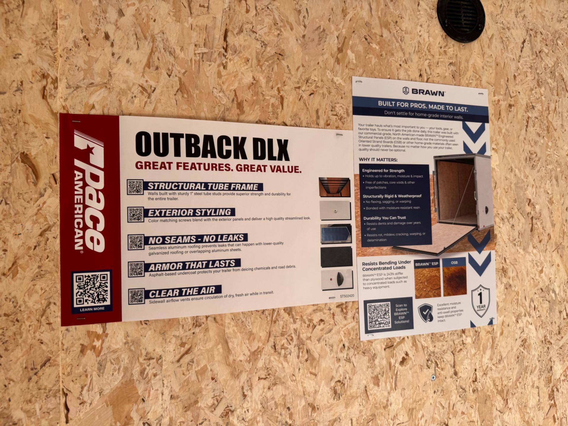 2026 Pace American 2026 Pace American Outback DLX 7'x12' SA 5K - - thumbnail 10
