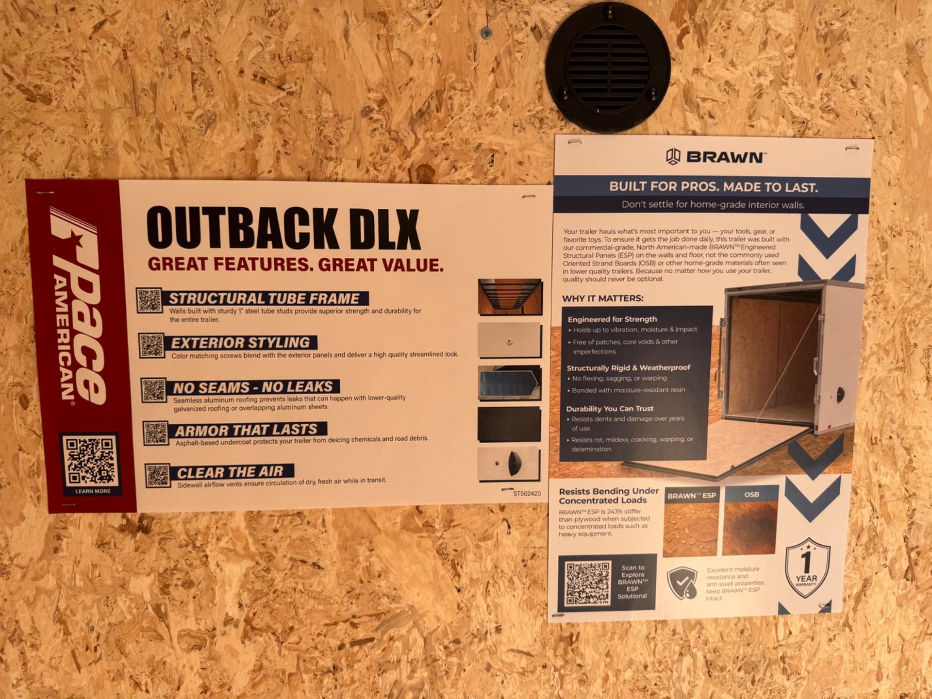 2026 Pace American 2026 Pace American Outback DLX 5'x8' - thumbnail 10