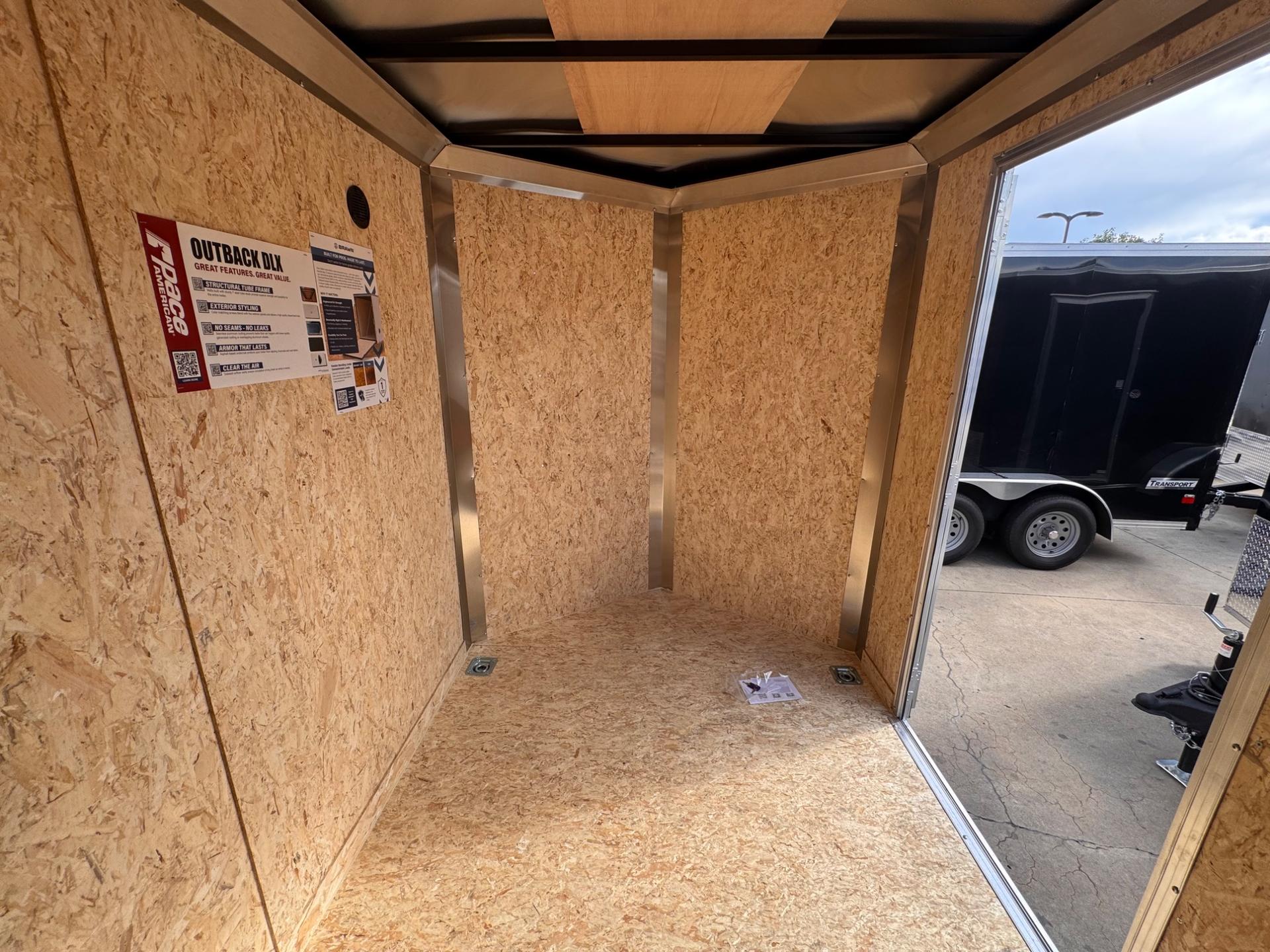 2026 Pace American 2026 Pace American Outback DLX 6'x12' TA - thumbnail 9