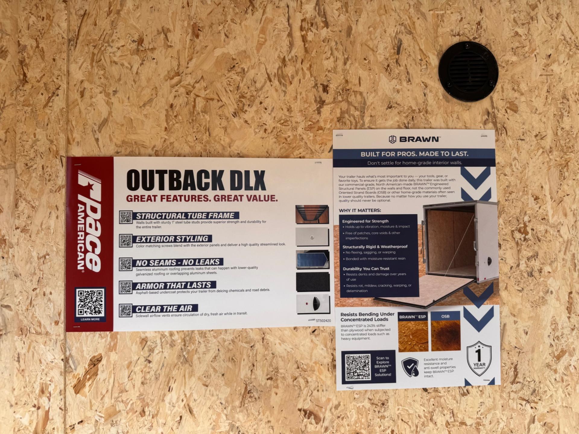 2026 Pace American 2026 Pace American Outback DLX 6'x12' TA - thumbnail 10