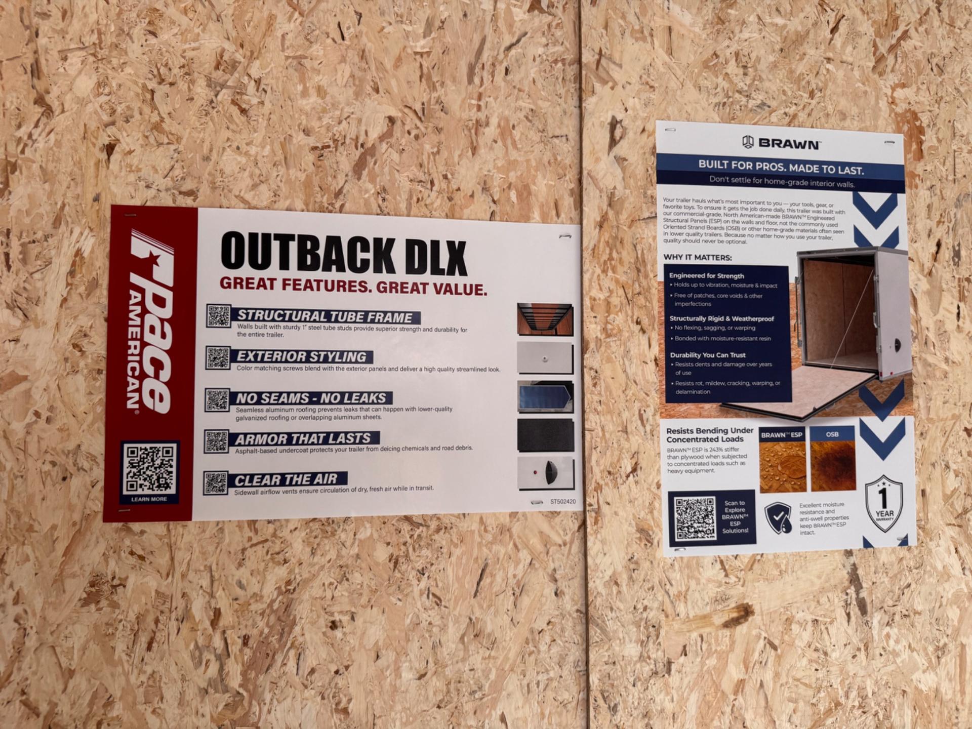 2026 Pace American 2026 Pace American Outback DLX 8.5'x22' CH 10K - - thumbnail 10