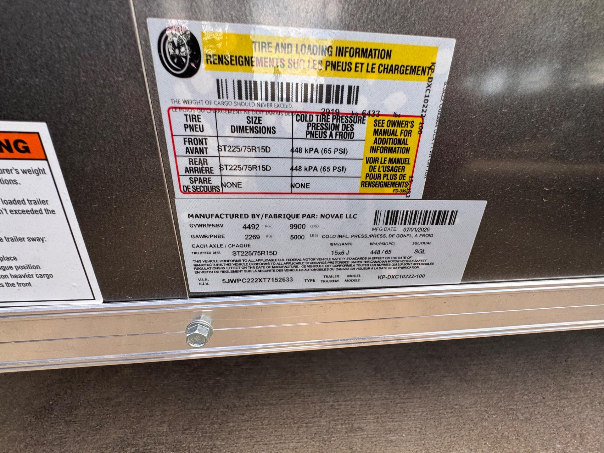 2026 Pace American 2026 Pace American Outback DLX 8.5'x22' CH 10K - - thumbnail 11