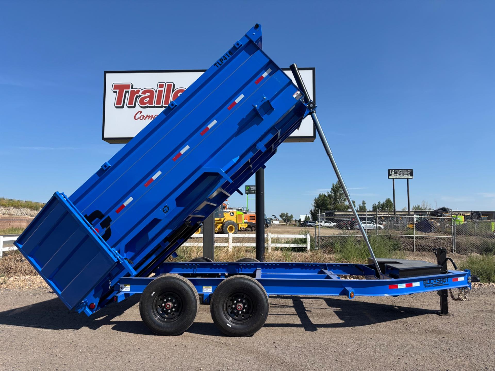 2026 Buckshot Trailers 7'x14'x4' Telescopic BP 8K - TLP414 - 4186