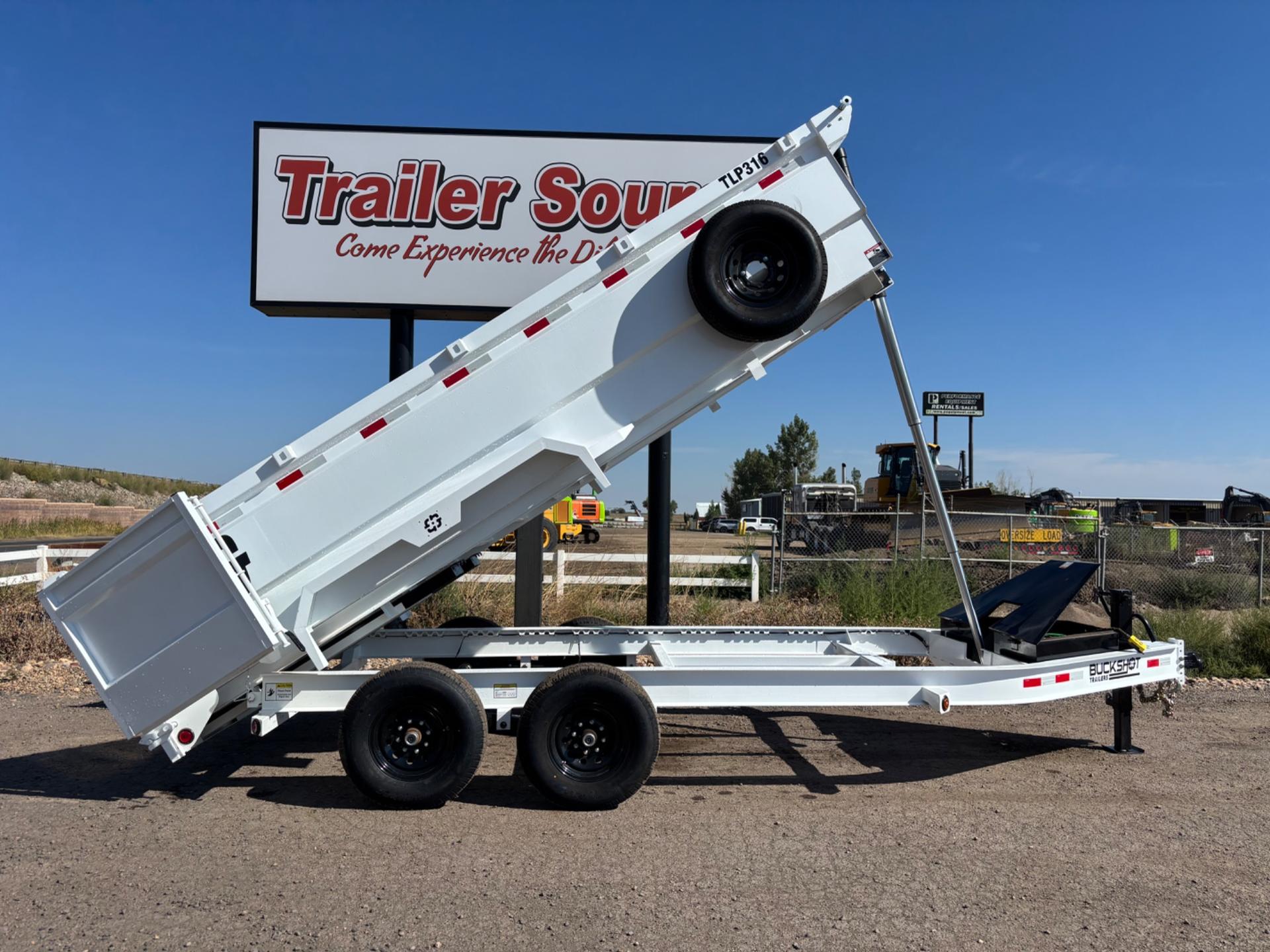 2026 Buckshot Trailers 7'x16'x3' Telescopic BP - TLP316 - 3416