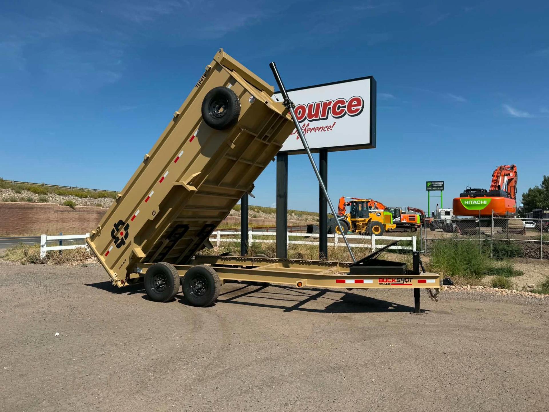 2026 Buckshot Trailers 2026 Buckshot Trailers 7'x16'x4' Telescopic BP - - thumbnail 2