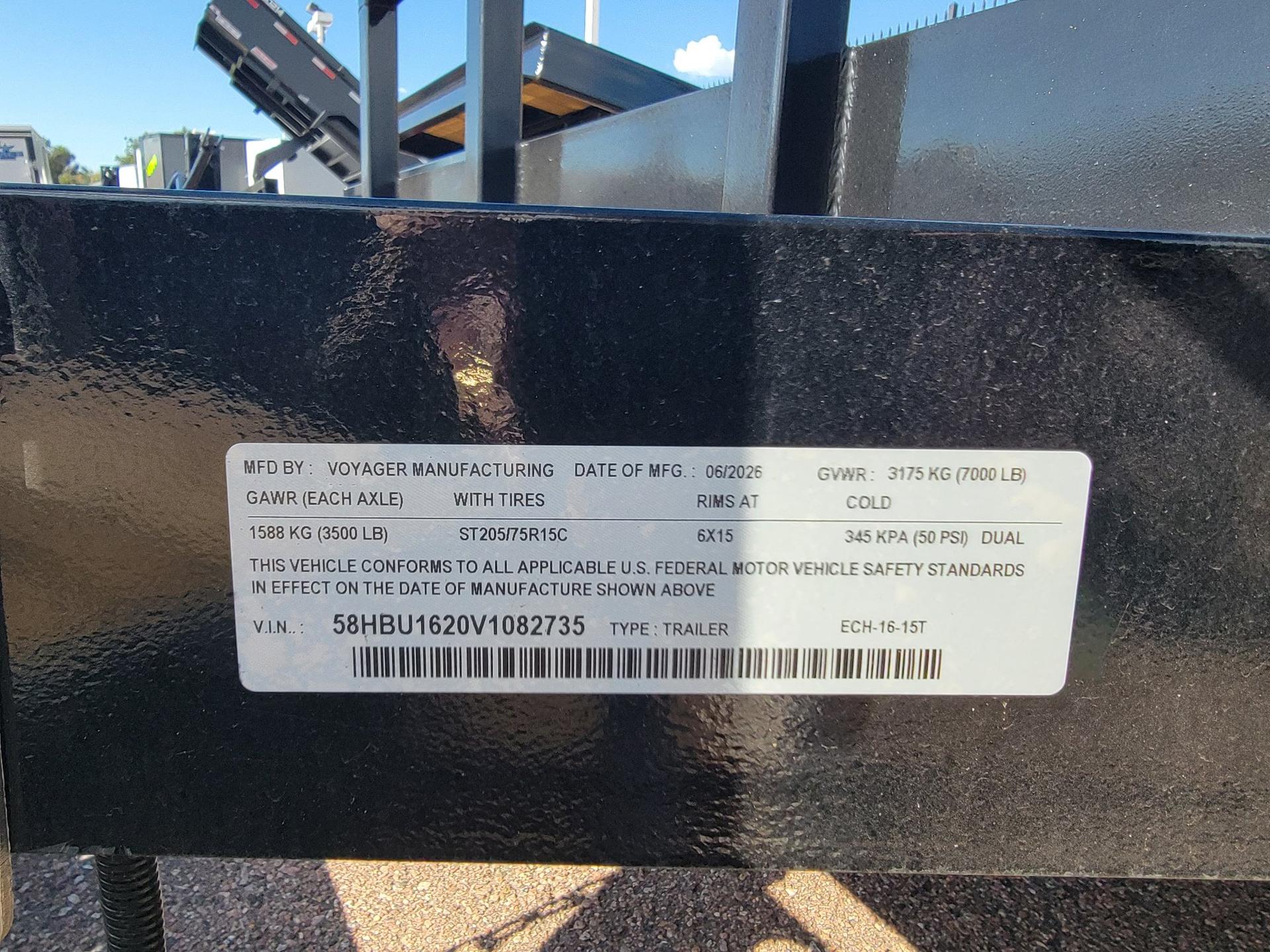 2027 Echo Trailers 2027 Echo Trailers 7'x16' Car Hauler - - thumbnail 3