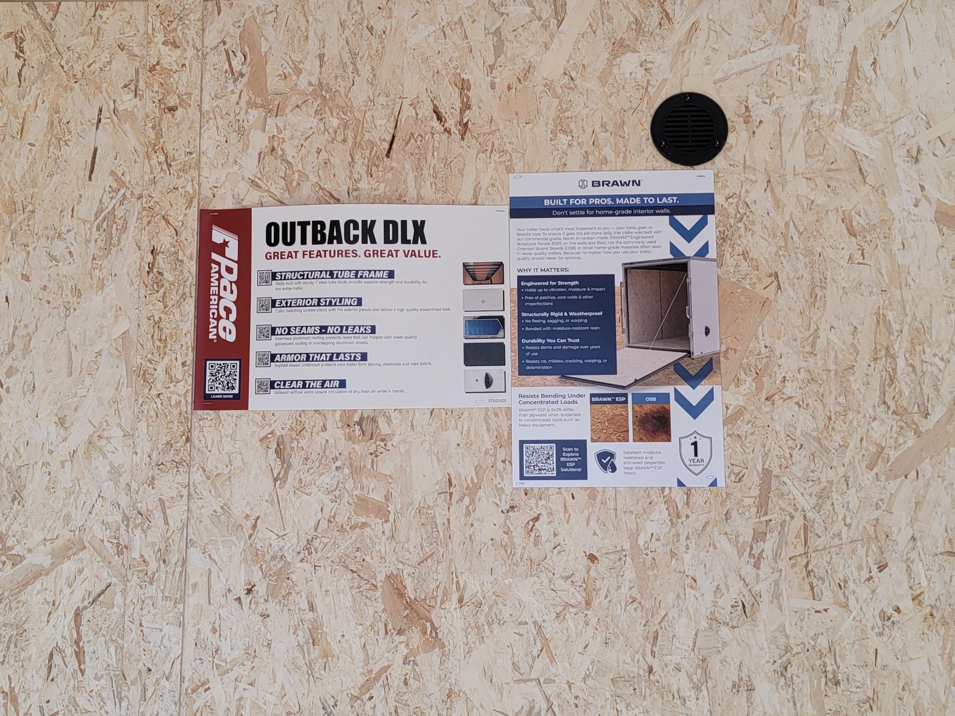 2026 Pace American 2026 Pace American Outback DLX 6'x12' TA - thumbnail 10