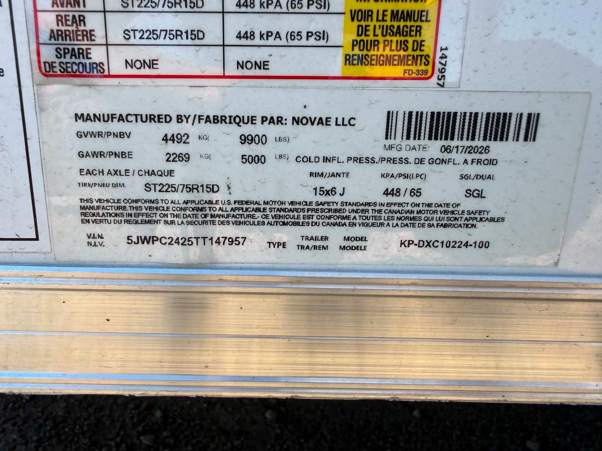 2026 Pace American 2026 Pace American Outback DLX 8.5'x24' CH 10K - - thumbnail 10