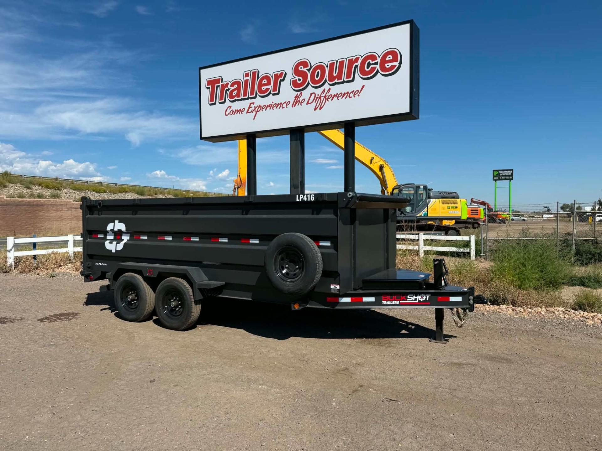 2026 Buckshot Trailers 2026 Buckshot Trailers 7'x16'x4' BP - - thumbnail 3