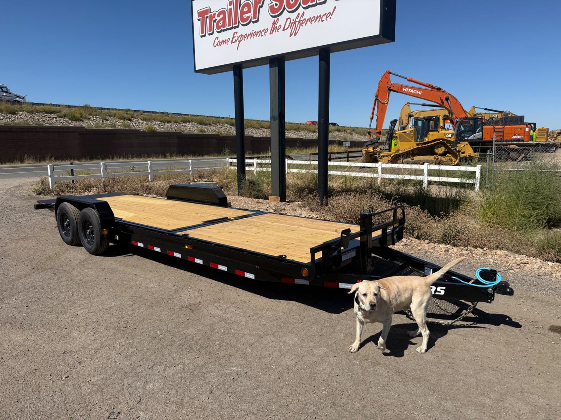 2027 PJ Trailers 7'x24' Channel Equipment Tilt - T6242 - 3163