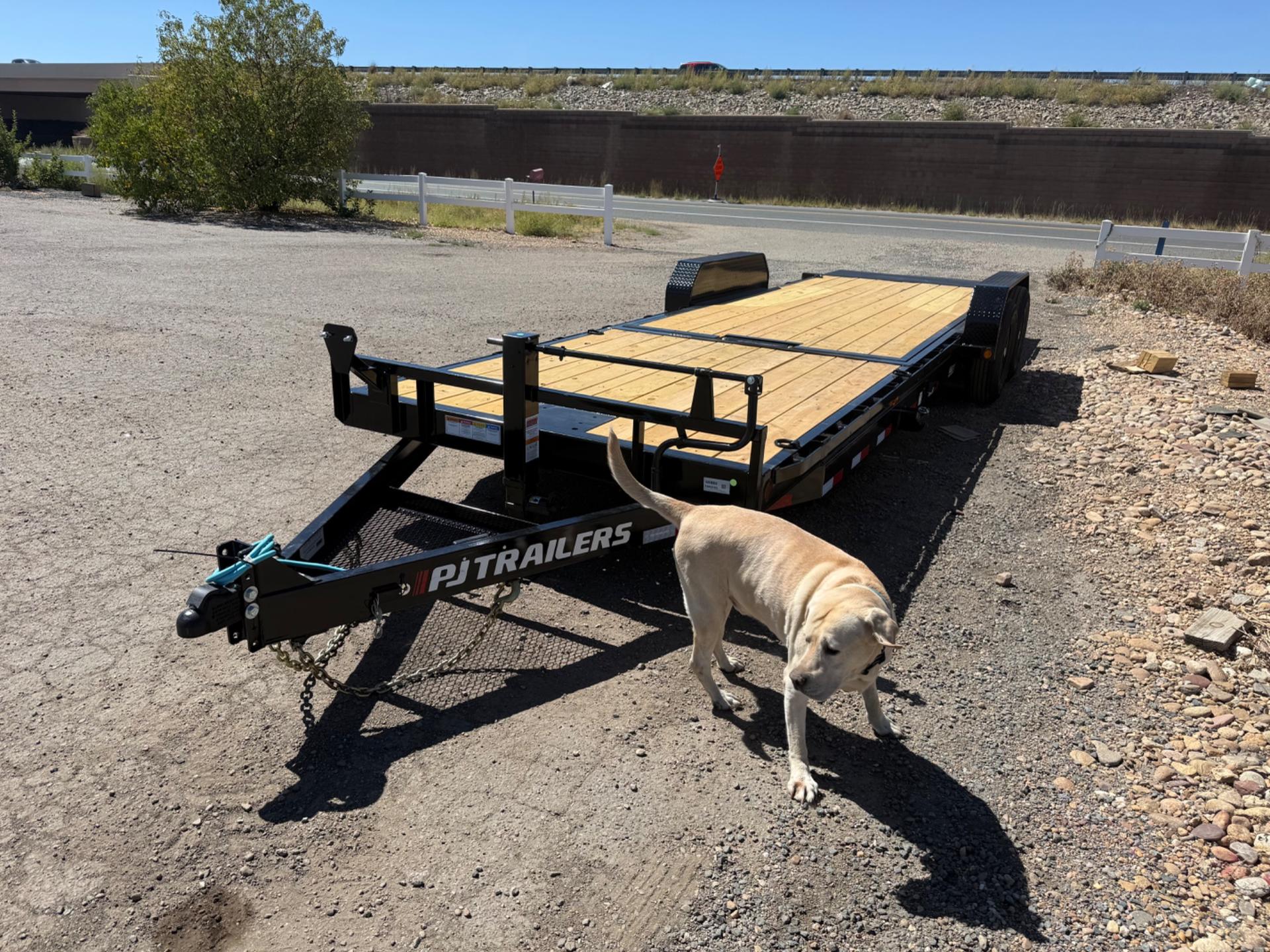 2027 PJ Trailers 2027 PJ Trailers 7'x24' Channel Equipment Tilt - - thumbnail 2