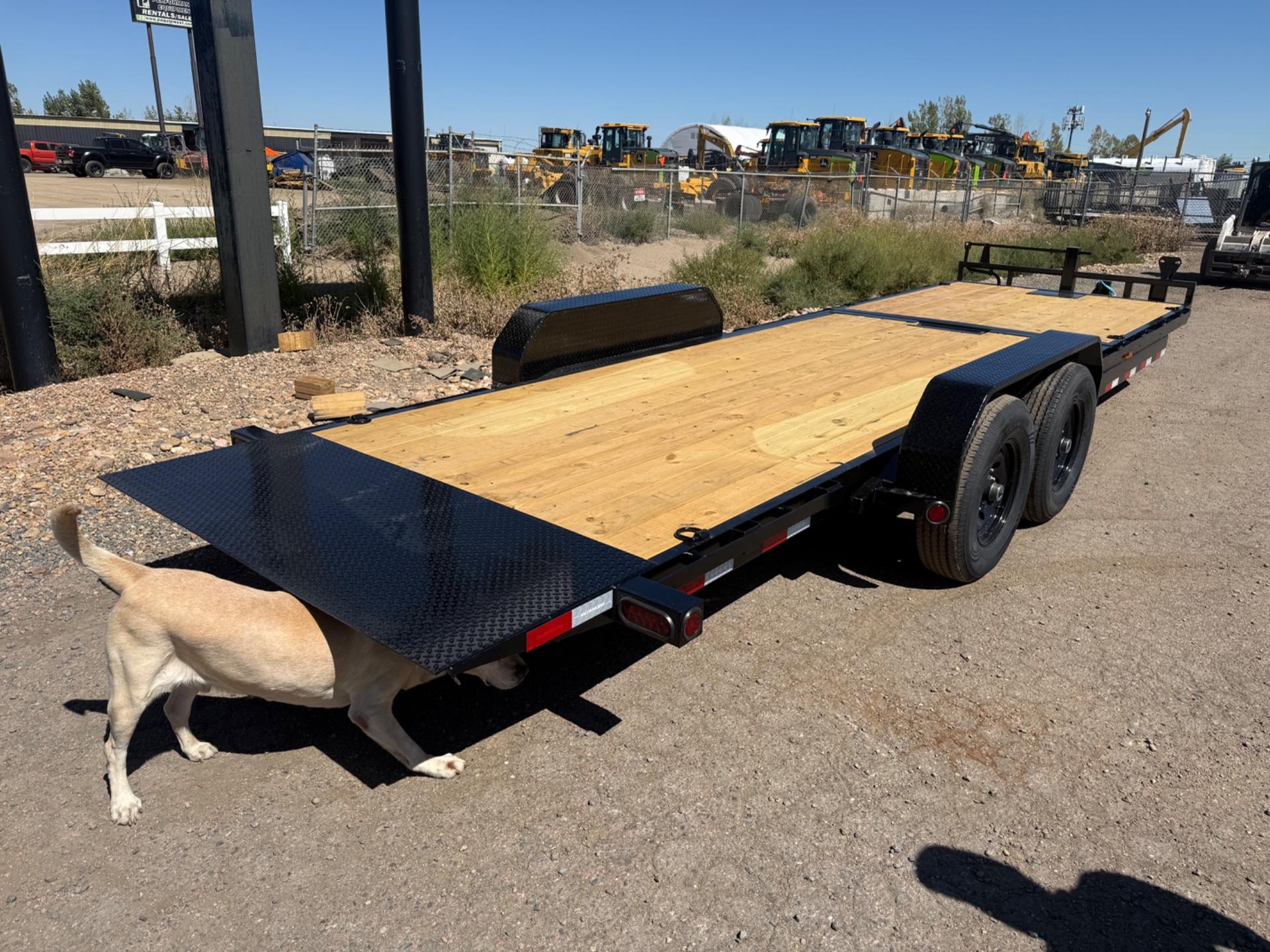 2027 PJ Trailers 2027 PJ Trailers 7'x24' Channel Equipment Tilt - - thumbnail 4