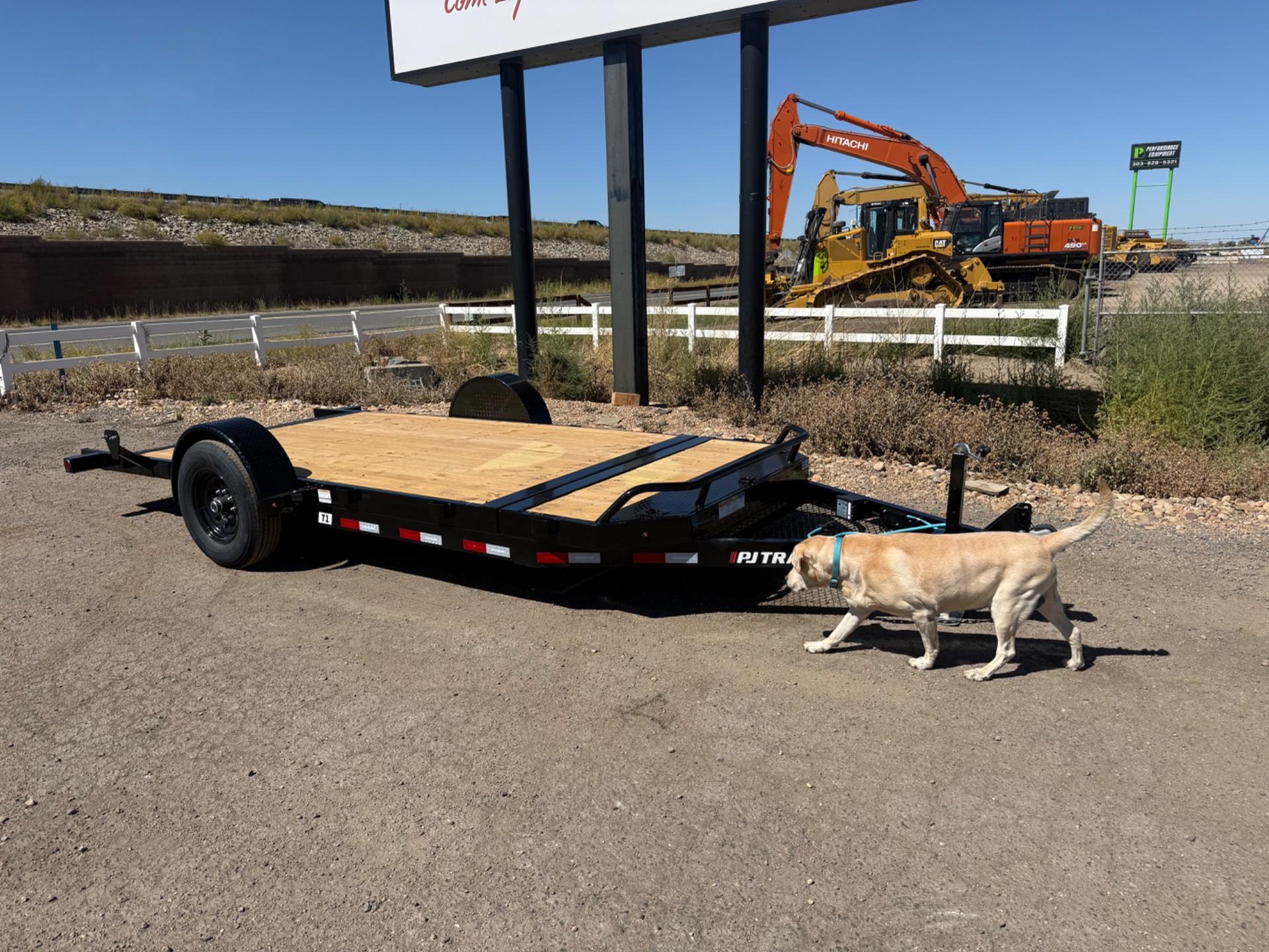 2027 PJ Trailers 16' Single Axle HD Tilt - T1161 - 0811