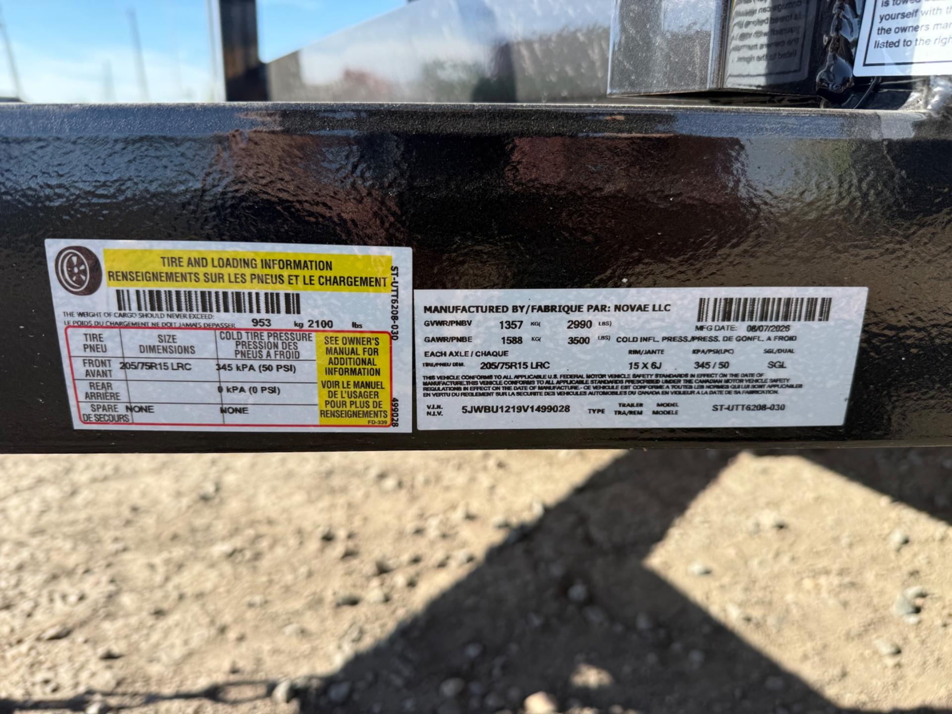 2027 Sure-Trac 2027 Sure-Trac 5'x8' Tube Top Utility - - thumbnail 7