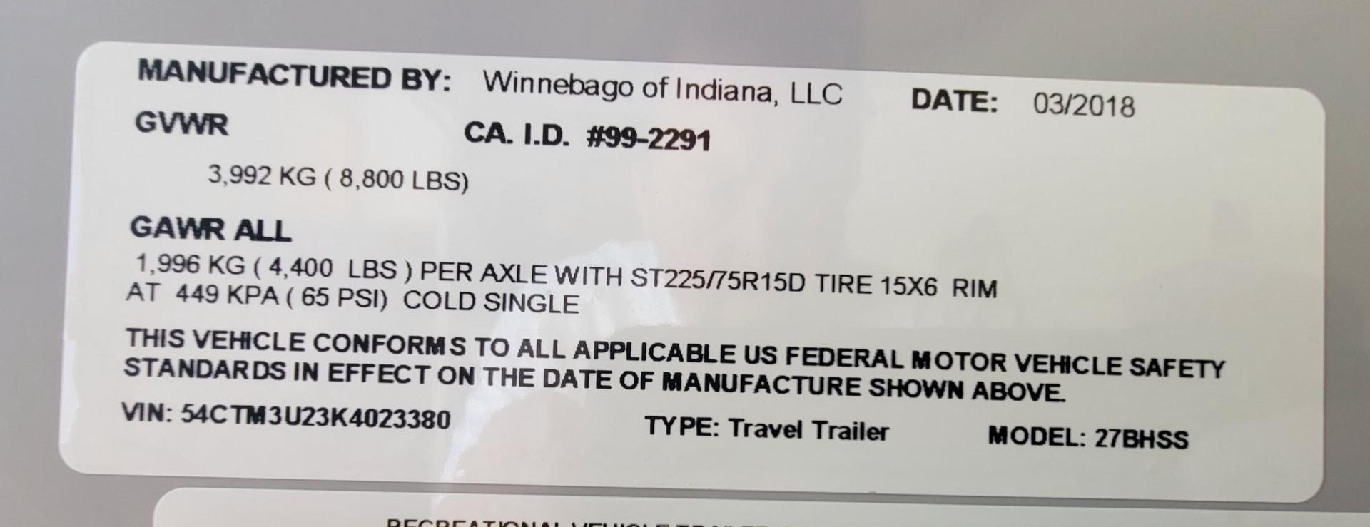 2019 Winnebago  2019 Winnebago  Minnie Plus - thumbnail 11