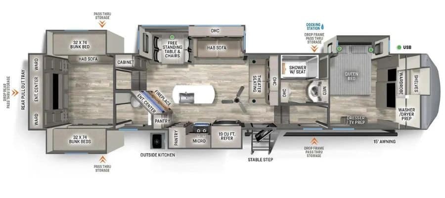 2024 Forest River 2024 Forest River Sandpiper Luxury - thumbnail 2