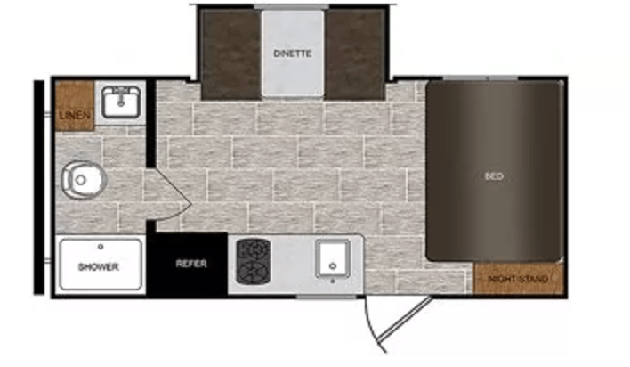 2019 PRIME TIME NAVI NAVI 17FQS floorplan