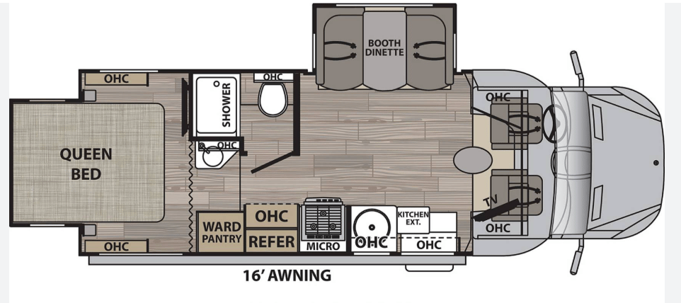 2022 Dynamax RV Isata 3 24RW floorplan