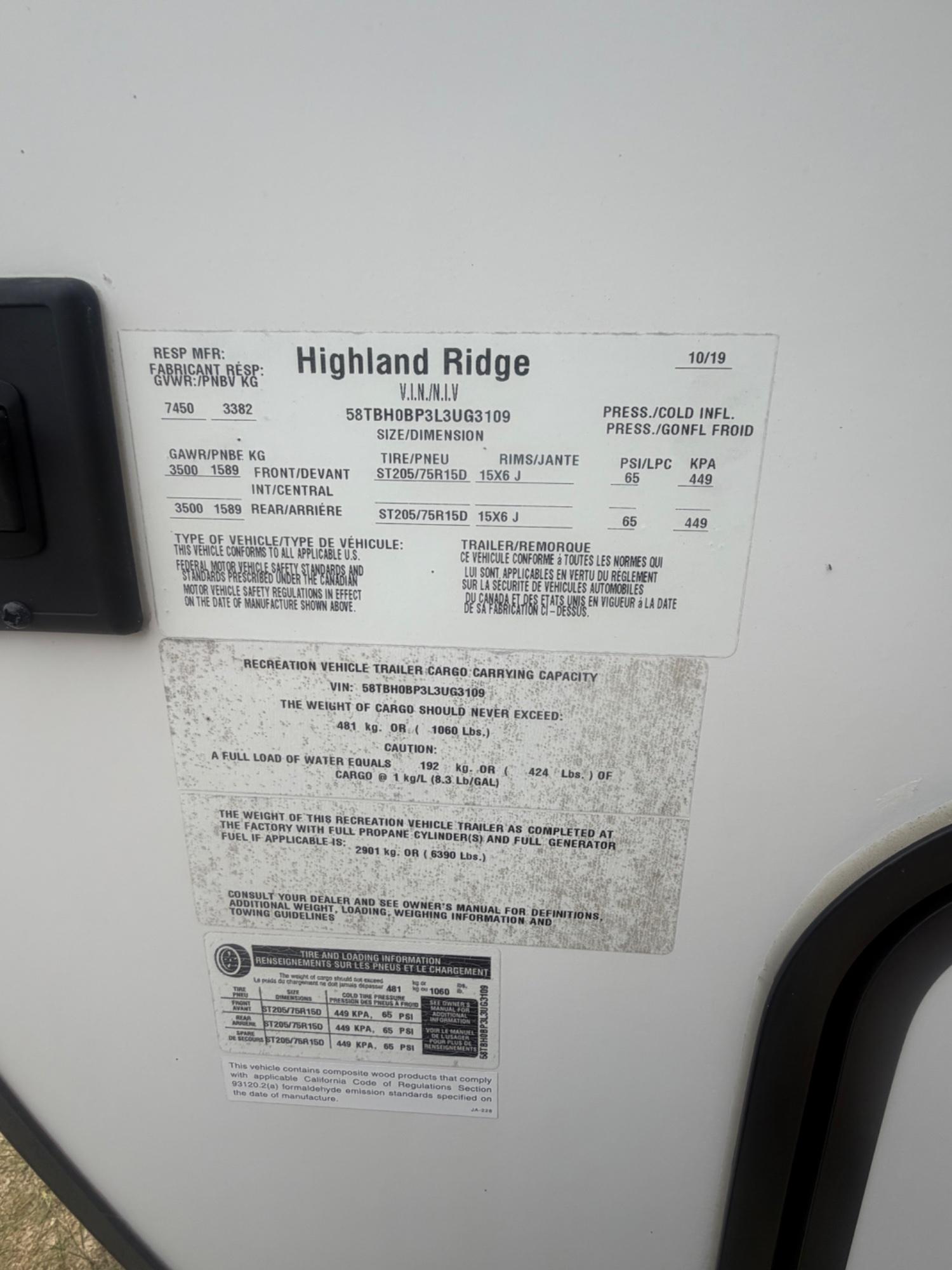 2020 Highland Ridge RV 2020 Highland Ridge RV Open Range - thumbnail 10