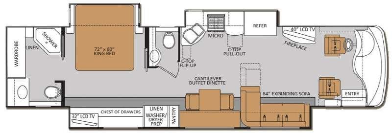 2014 Thor Motor Coach 2014 Thor Motor Coach TUSCANY XTE - thumbnail 2