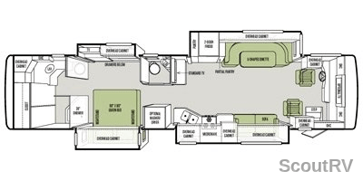 2014 Tiffin Motor Coach 2014 Tiffin Motor Coach Allegro Red - thumbnail 2