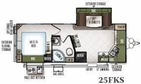 2018 Forest River Flagstaff Micro Lite 25FKS