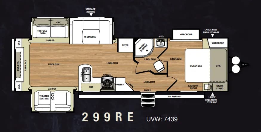 2018 Forest River Salem Hemisphere Lite 299RE