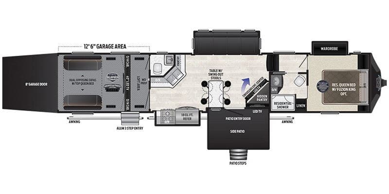 2018 Keystone RV 2018 Keystone RV Fuzion - thumbnail 2