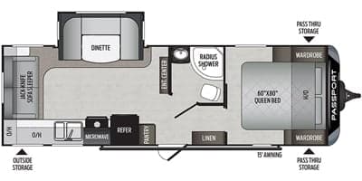 2021 Keystone RV 2021 Keystone RV Passport GT - thumbnail 2