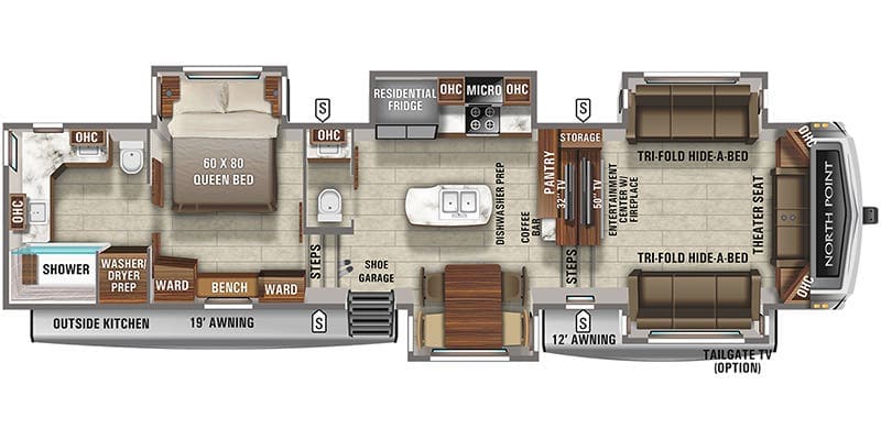 2021 Jayco North Point 382FLRB