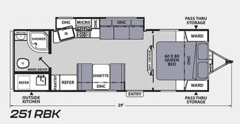 2022 Coachmen Apex Ultra-Lite 251 RBK floorplan