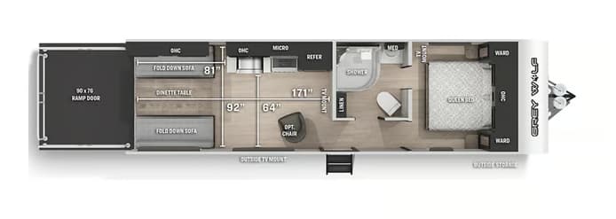 2022 Forest River 2022 Forest River Cherokee Grey W - thumbnail 2