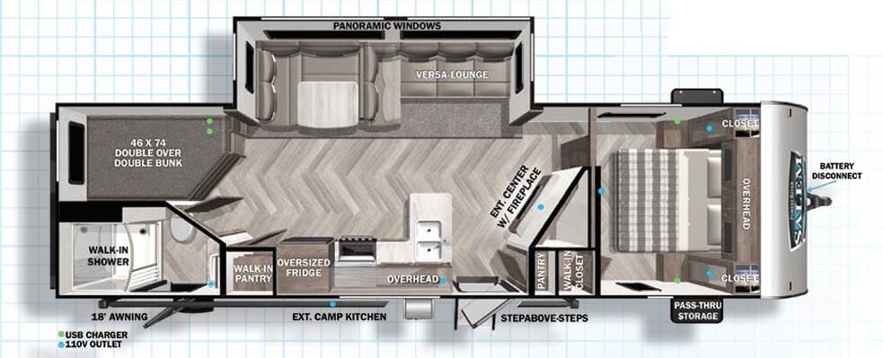 2022 Forest River 2022 Forest River Forest River Salem - thumbnail 2