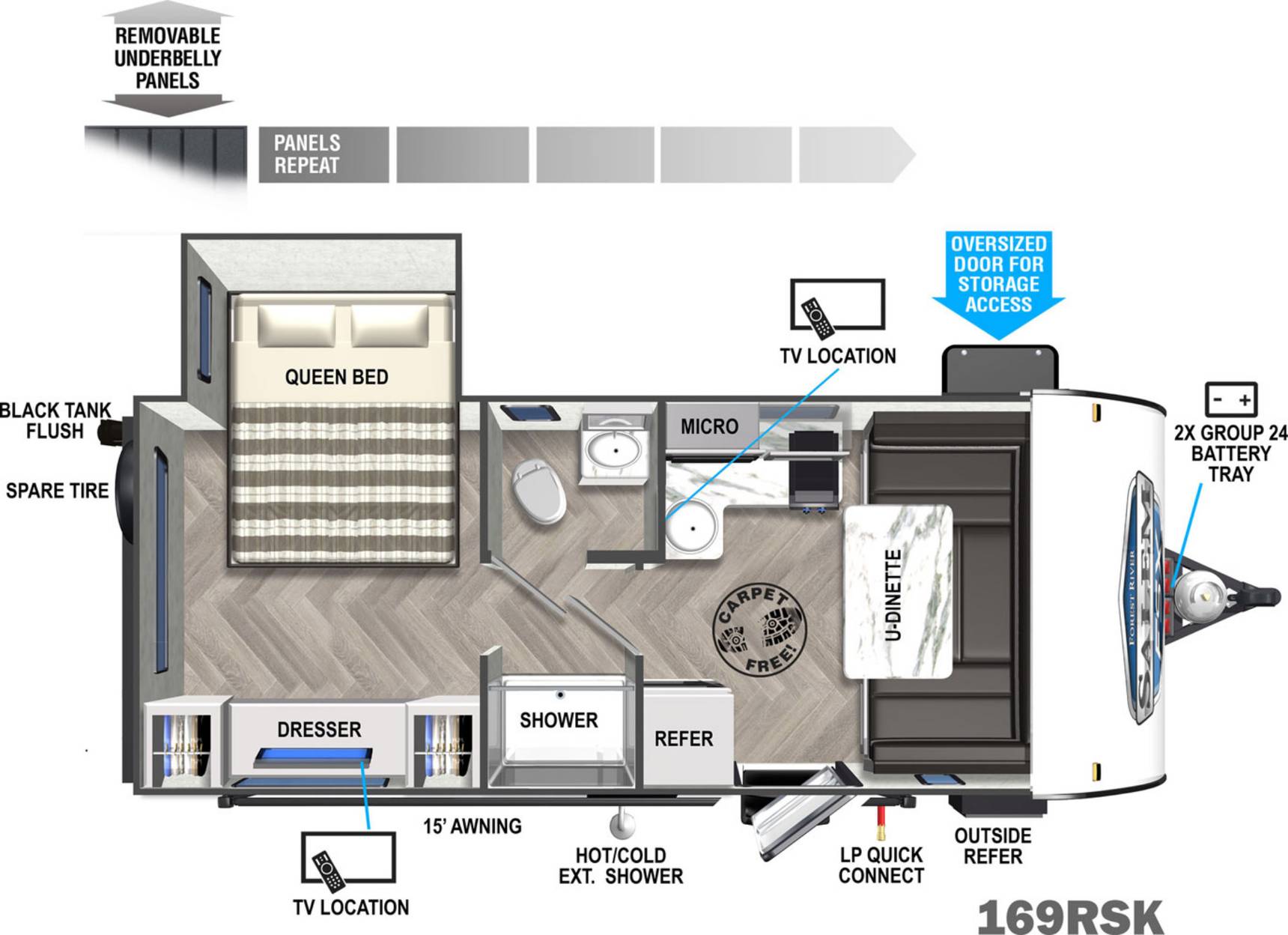 2022 Forest River RV 2022 Forest River RV Salem - thumbnail 2