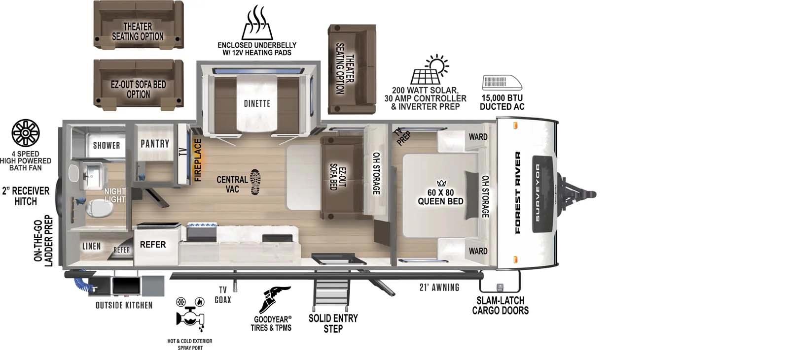 2022 Forest River RV 2022 Forest River RV Surveyor Legend - thumbnail 2