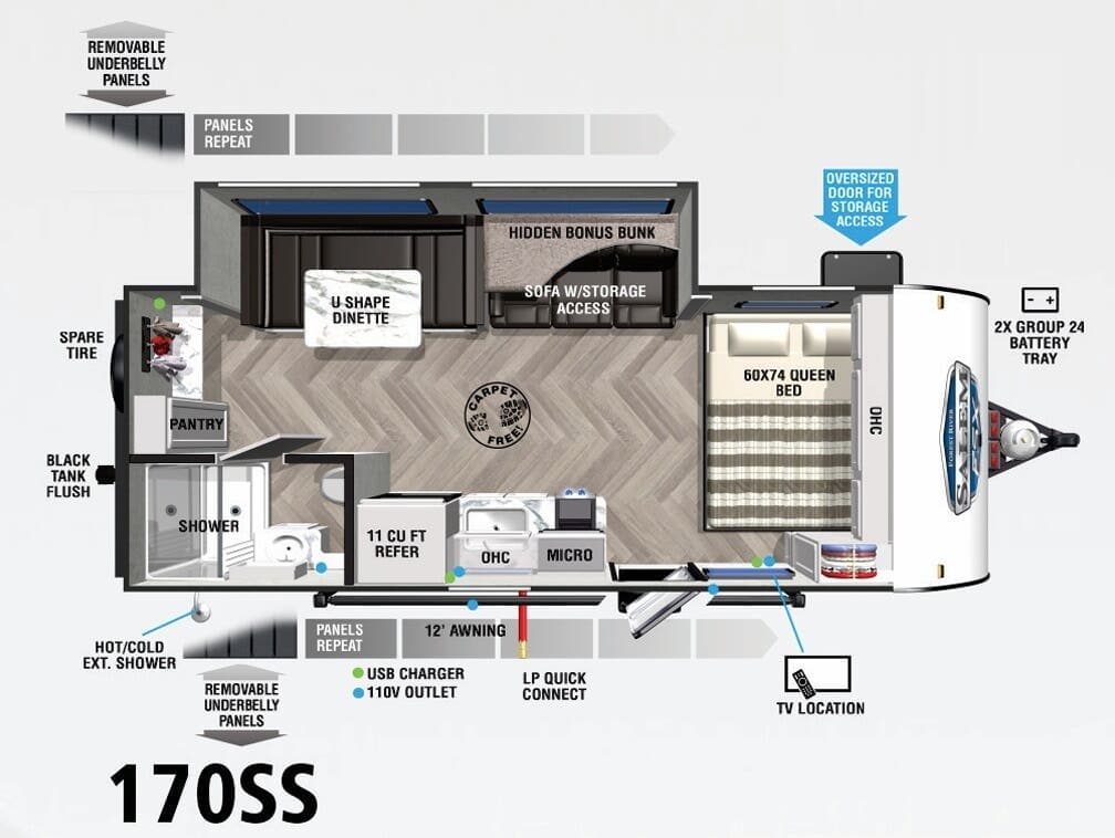 2022 Forest River 2022 Forest River Salem FSX - thumbnail 2
