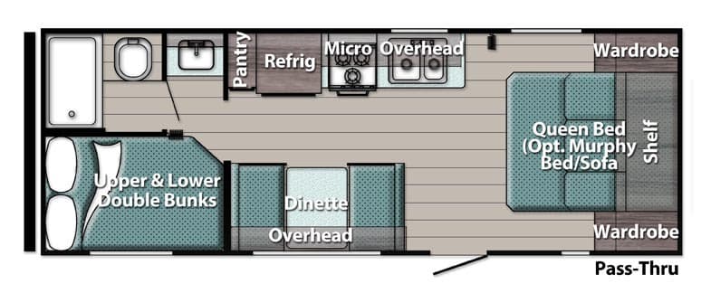 2022 Gulf Stream KINGSPORT 248BH floorplan
