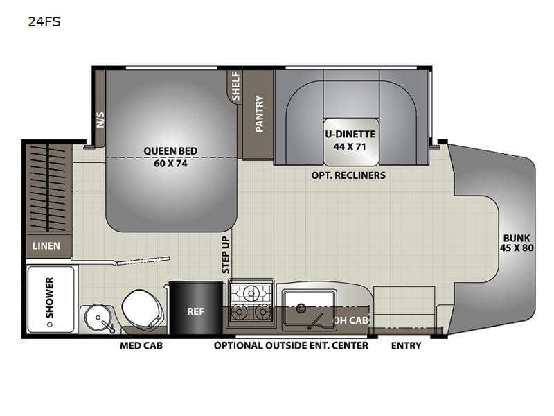 2023 Coachmen Prism 24FS floorplan