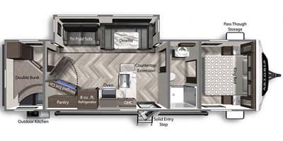 2023 Dutchmen Astoria 2903BH floorplan
